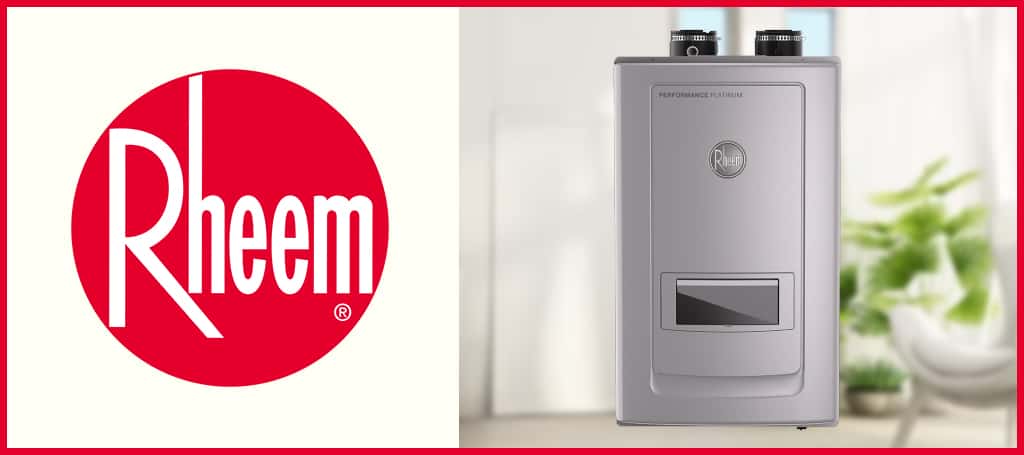 Rheem Condensing Tankless Gas Water Heaters with Built-in Recirculation
