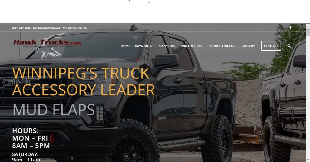 Hawk Auto & Truck Accessories Homepage