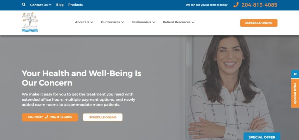 Lakewood Dental Centre Homepage