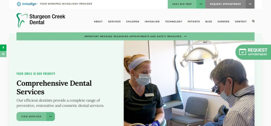 Sturgeon Creek Dental Homepage