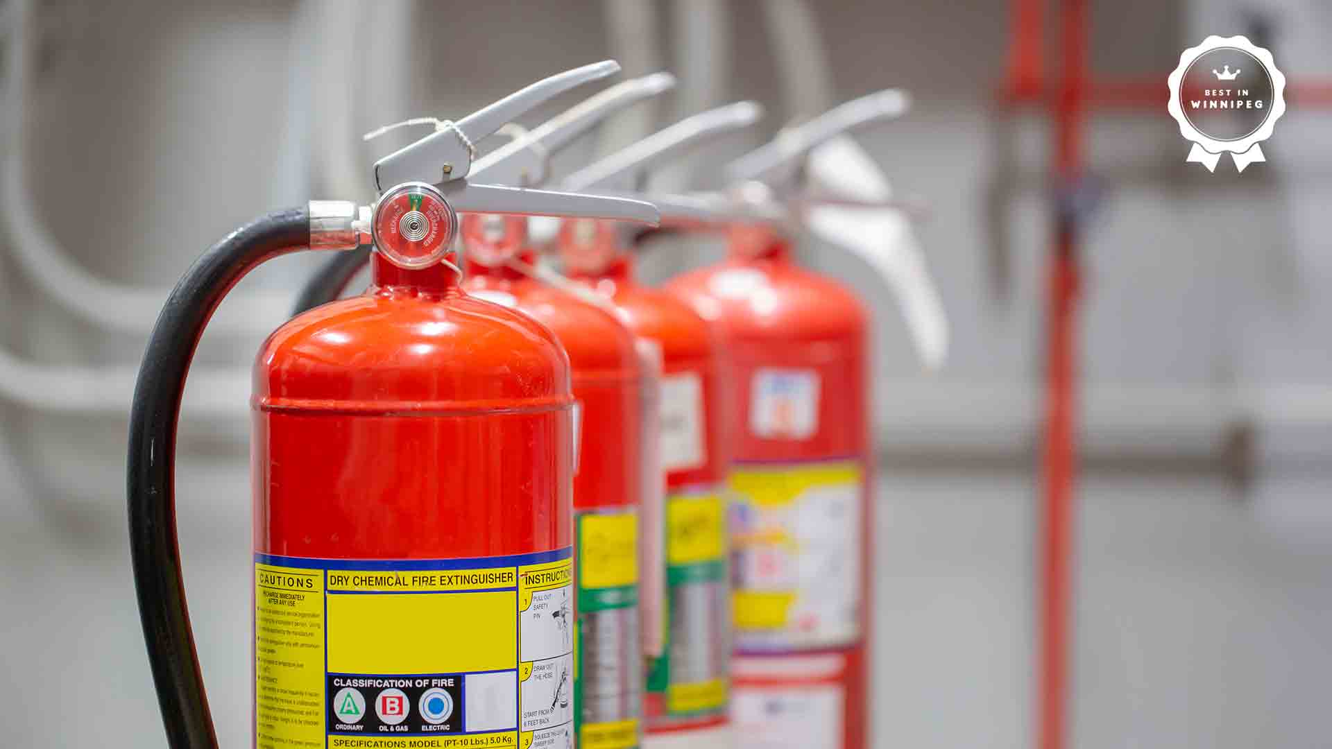 Top 5 Suppliers of Fire Extinguishers in Winnipeg