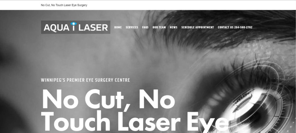 Aqua i Laser Homepage