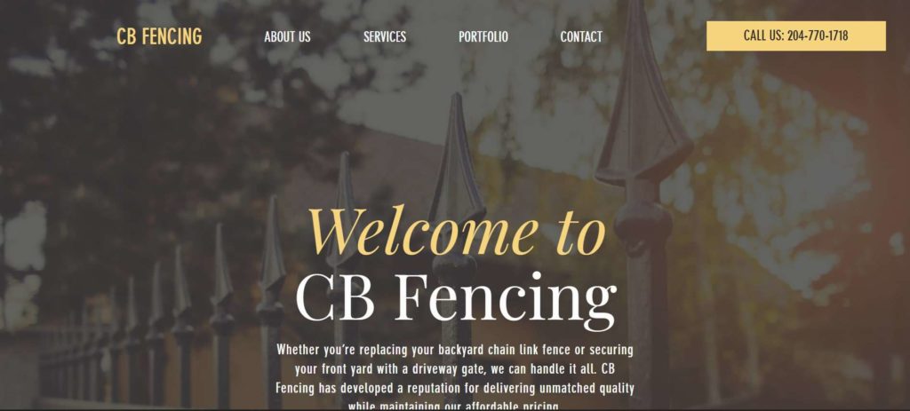 CB Fencing Homepage