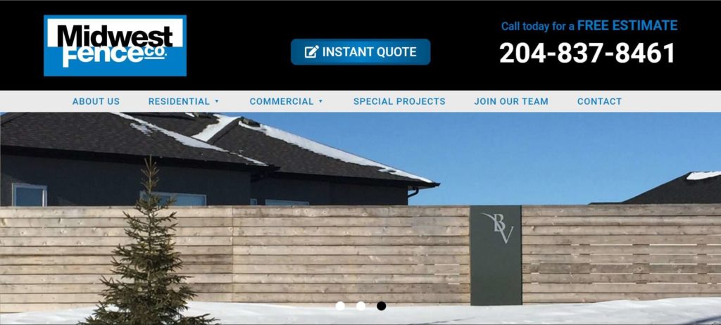 Midwest Fence Company Homepage