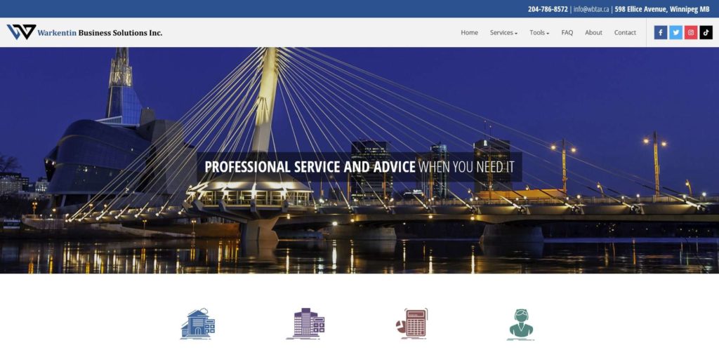 Warkentin Business Solutions Inc. Homepage