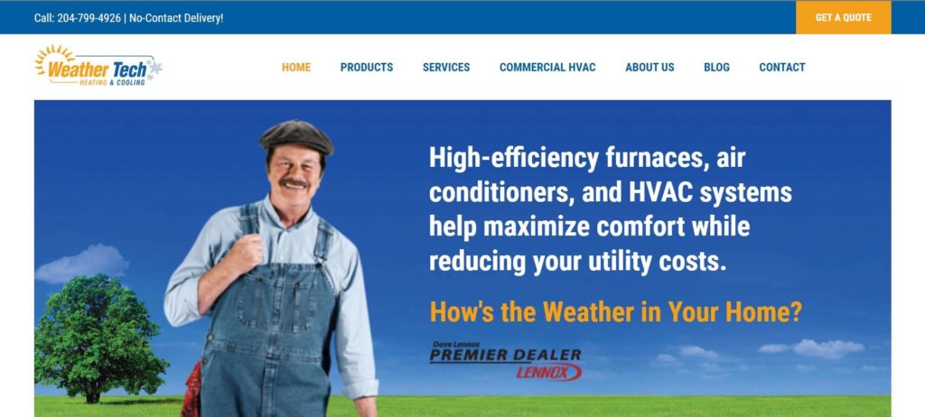 Weather Tech Homepage