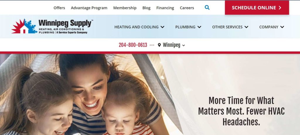 Winnipeg Supply Service Experts Homepage