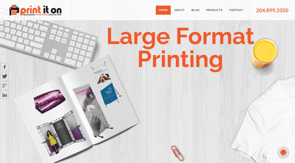 Print It On Homepage