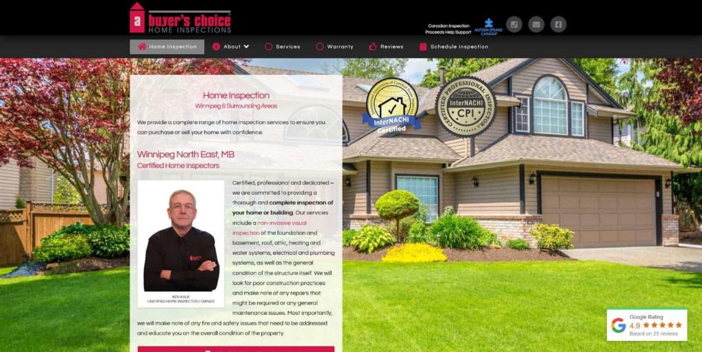 A Buyer’s Choice Home Inspection's Homepage