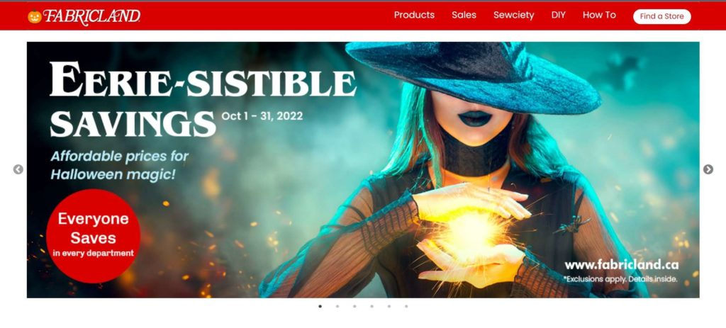 Fabricland's Homepage