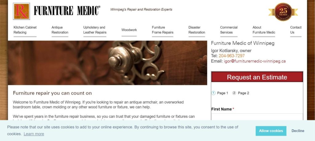 Furniture Medic of Winnipeg's Homepage