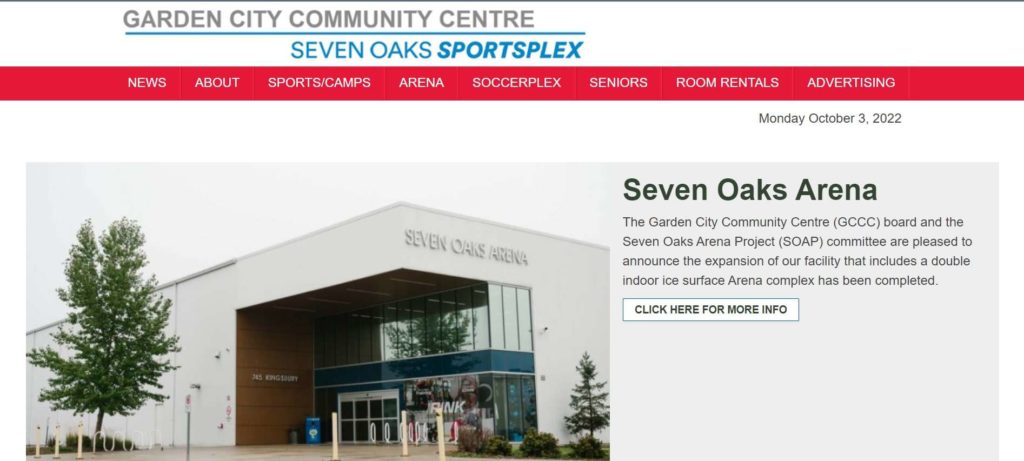 Garden City Community Centre's Homepage