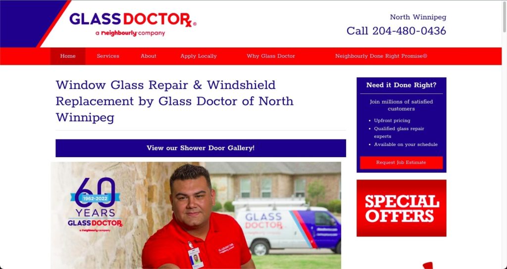 Glass Doctor of North Winnipeg's Homepage