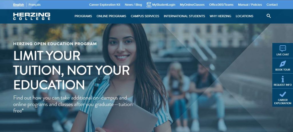 Herzing College Winnipeg's Homepage