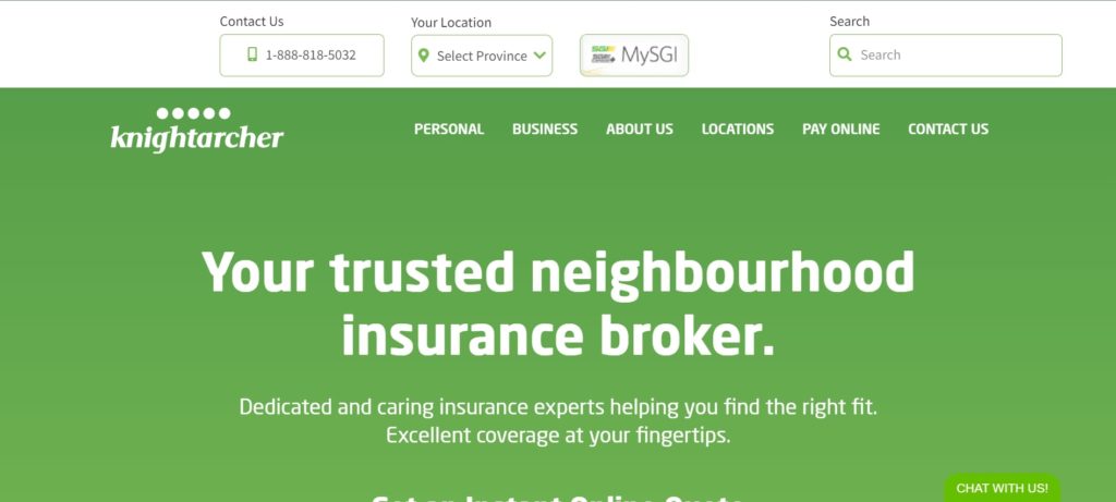 Knight Archer Insurance's Homepage