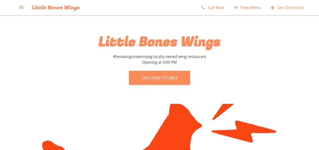 Little Bones Wings Homepage