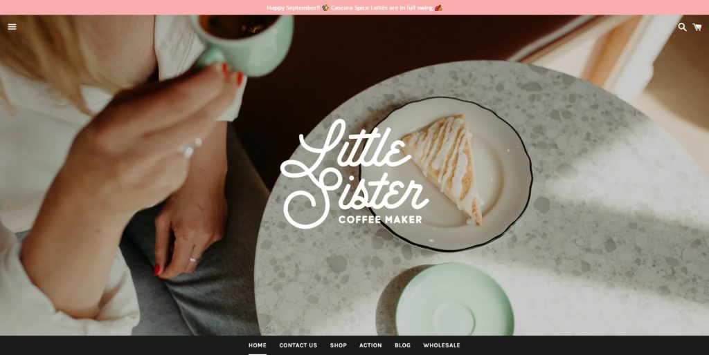 Little Sister Coffee Maker's Homepage