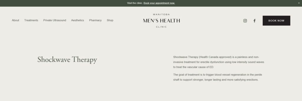 Men's Health Clinic Manitoba's Homepage