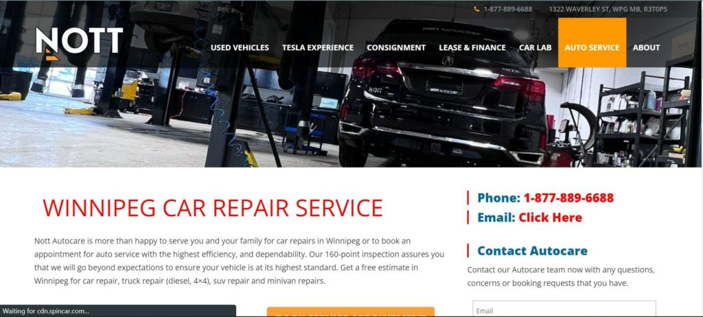 Nott Auto Care's Homepage