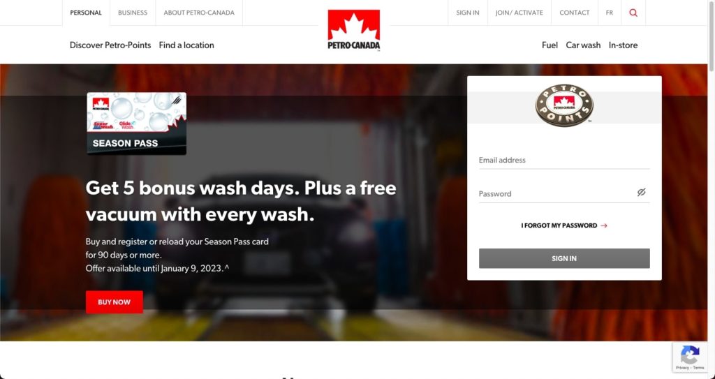 Petro-Canada's Homepage