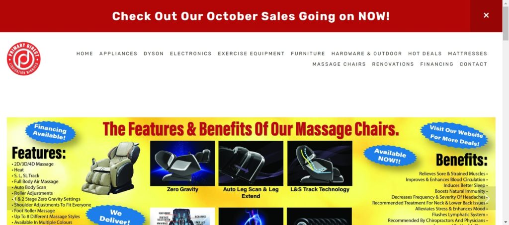 Primary Direct's Homepage