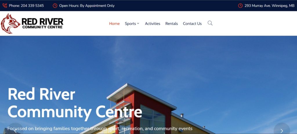 Red River Community Centre's Homepage