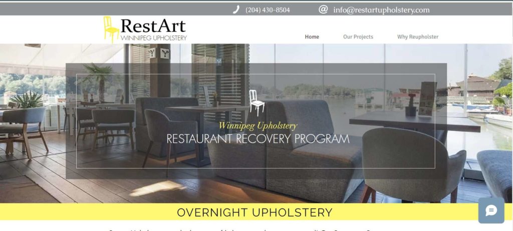 RestArt Upholstery's Homepage