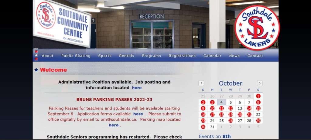 Southdale Community Centre's Homepage
