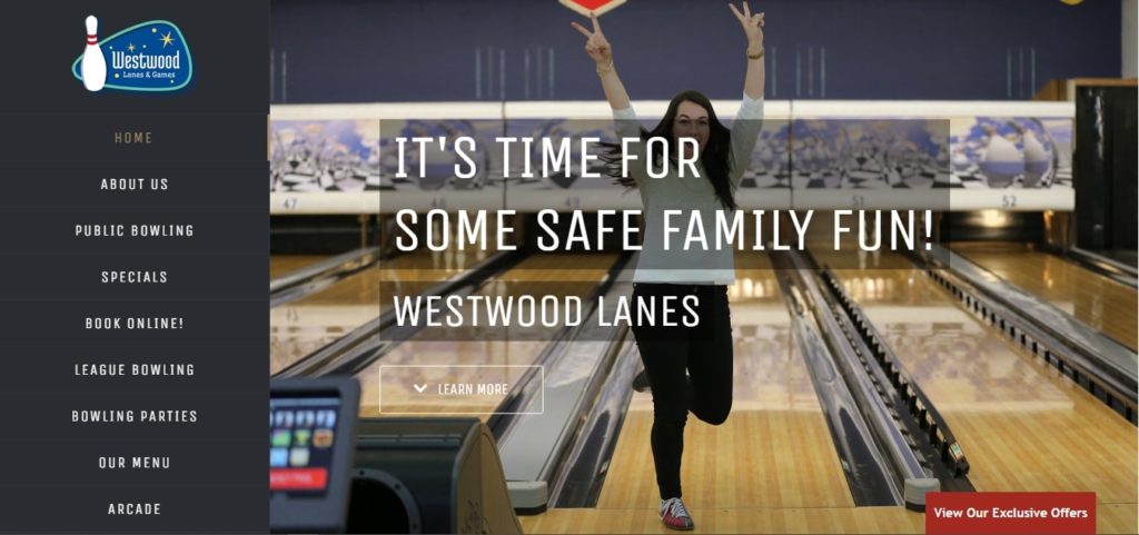 Westwood Lanes & Games Homepage