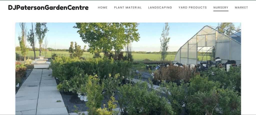 DJ Paterson Garden Centre's Homepage
