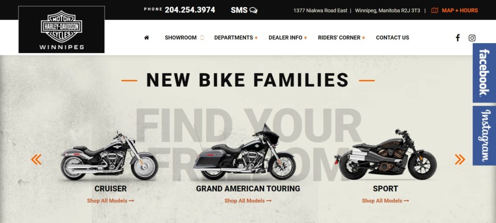 Harley-Davidson's Homepage