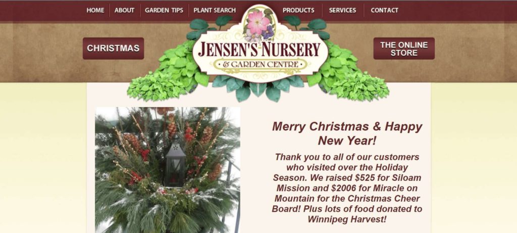 Jensen Nursery & Garden Centre's Homepage