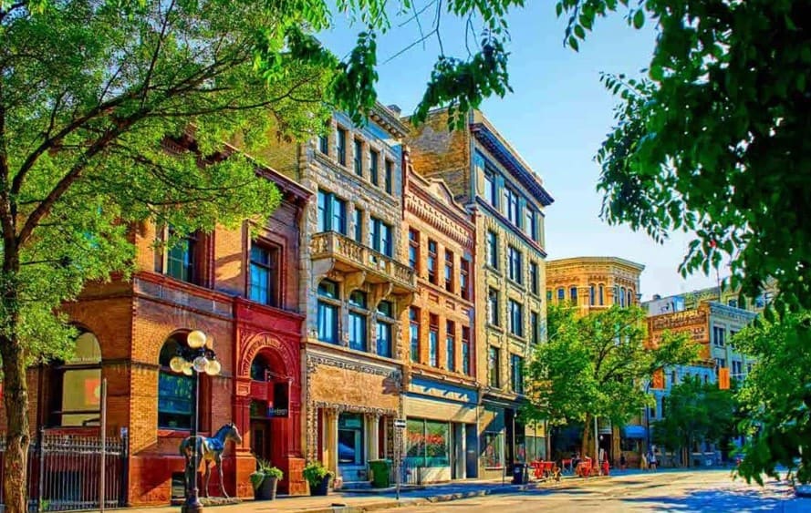Explore the historic Exchange District