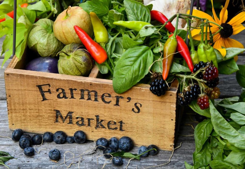 Bring her to a farmer's market
