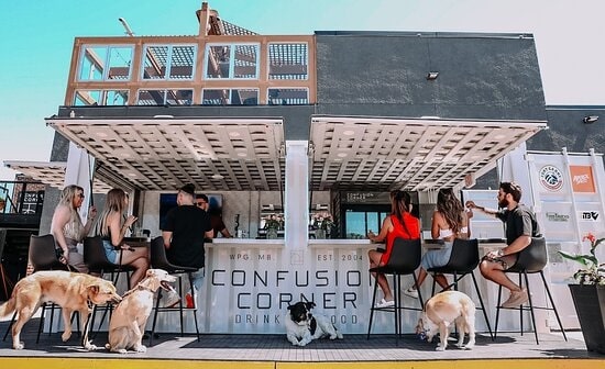 Confusion Corner Drinks + Food