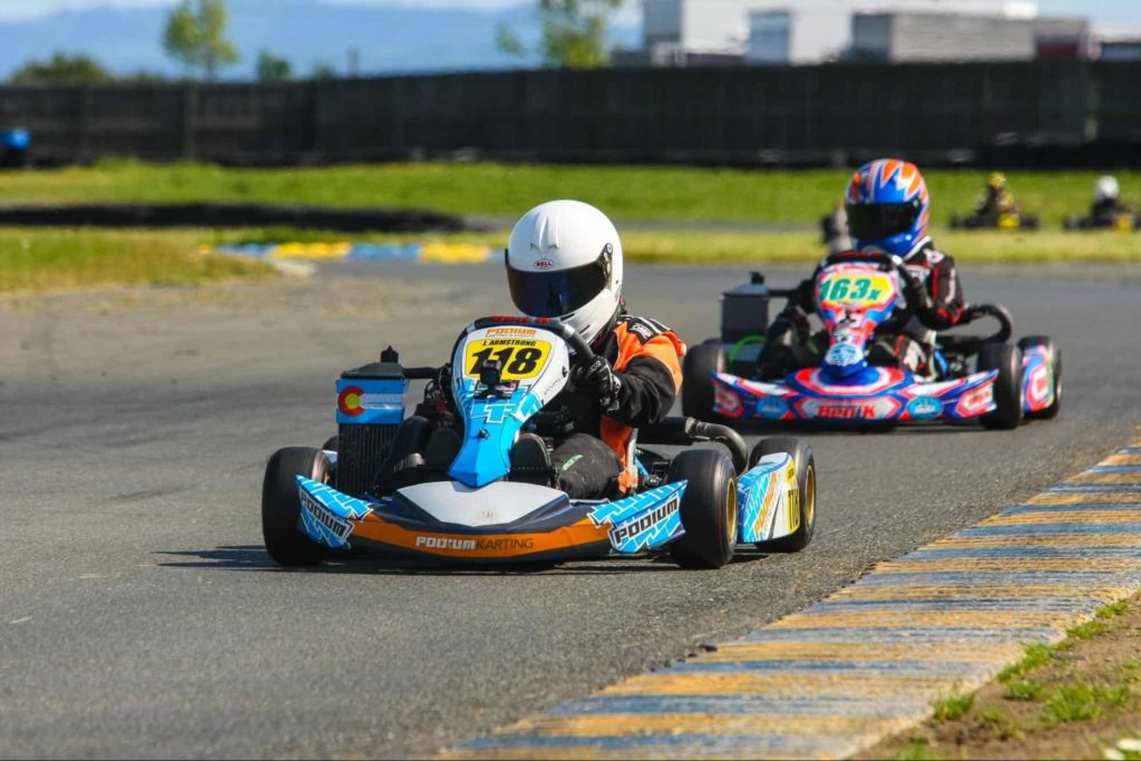 Race him on a go-kart