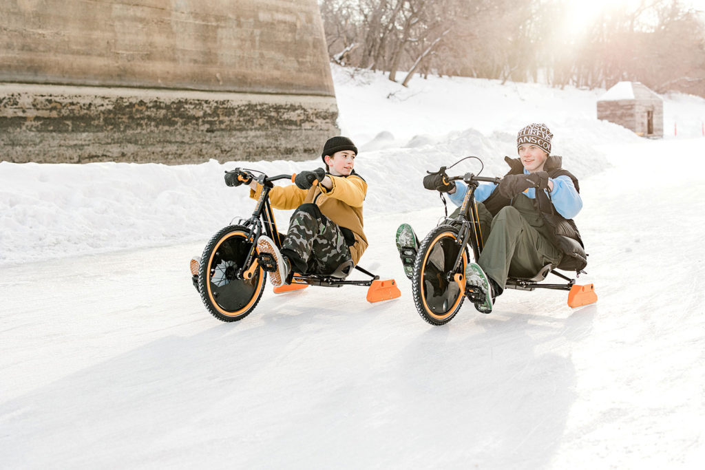 Rent an ice trike at Kendrick’s Outdoor Adventures