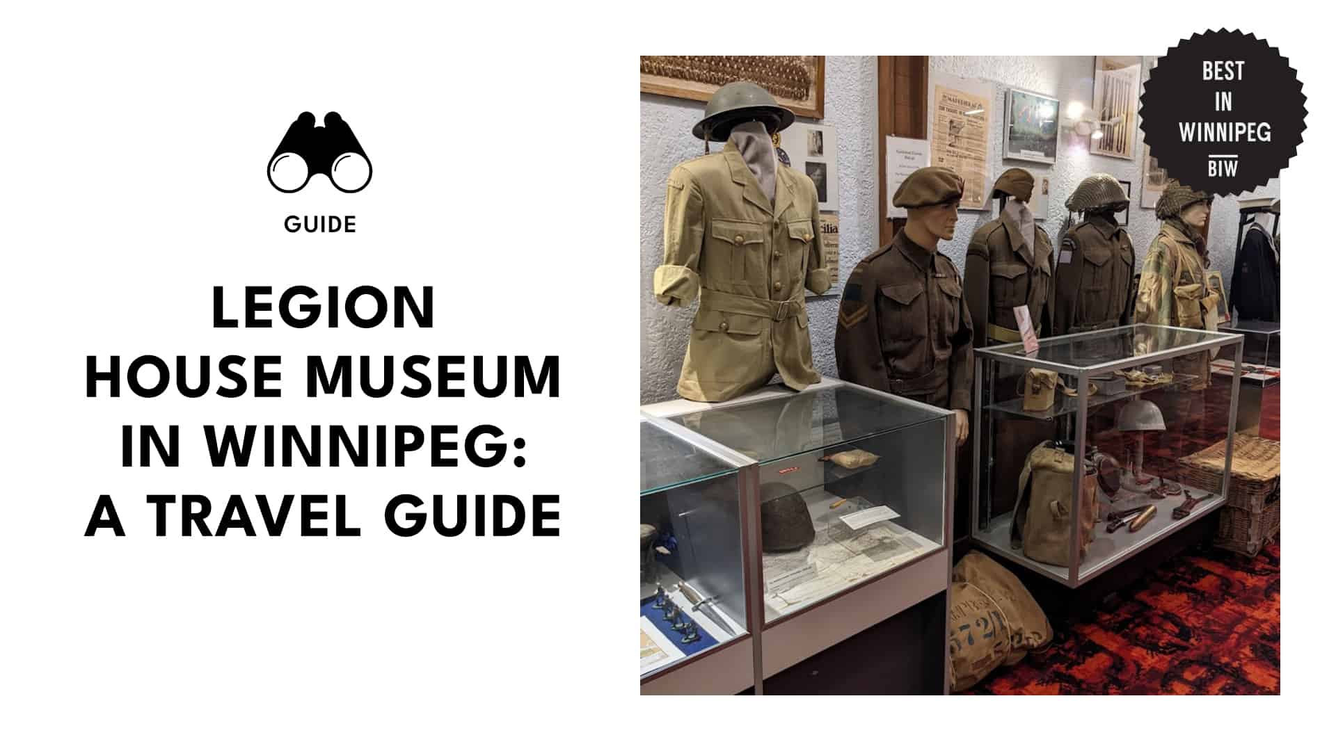 Legion House Museum in Winnipeg