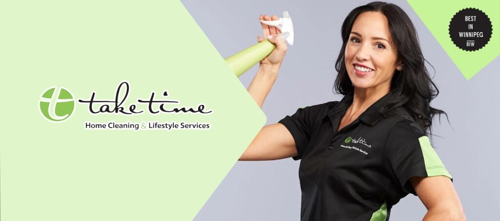 take time cleaning banner