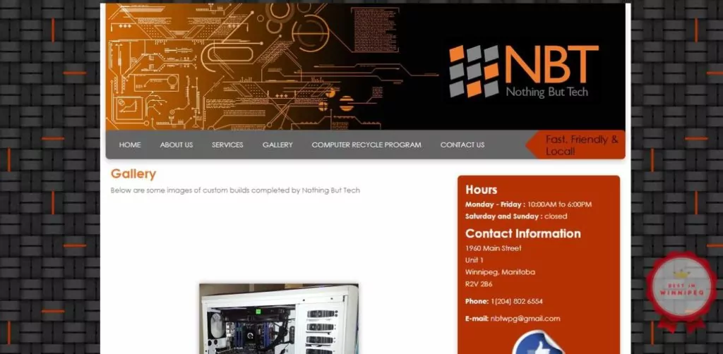 Nothing But Tech's Homepage