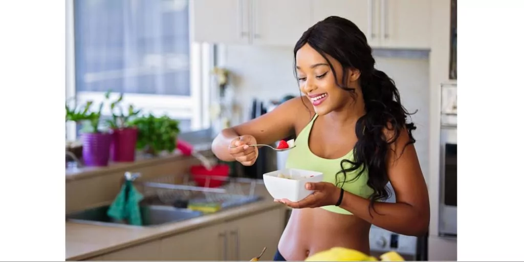Exercise regularly and eat a balanced diet