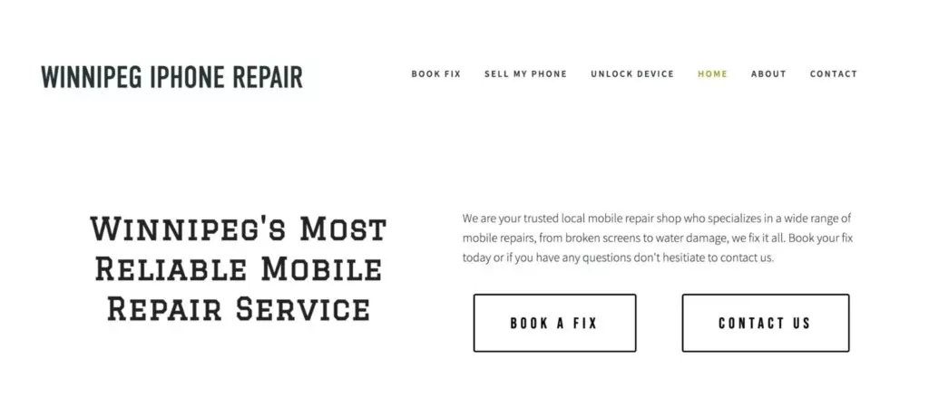 Winnipeg iPhone Repair