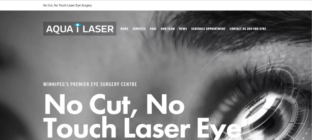 Aqua i Laser Homepage