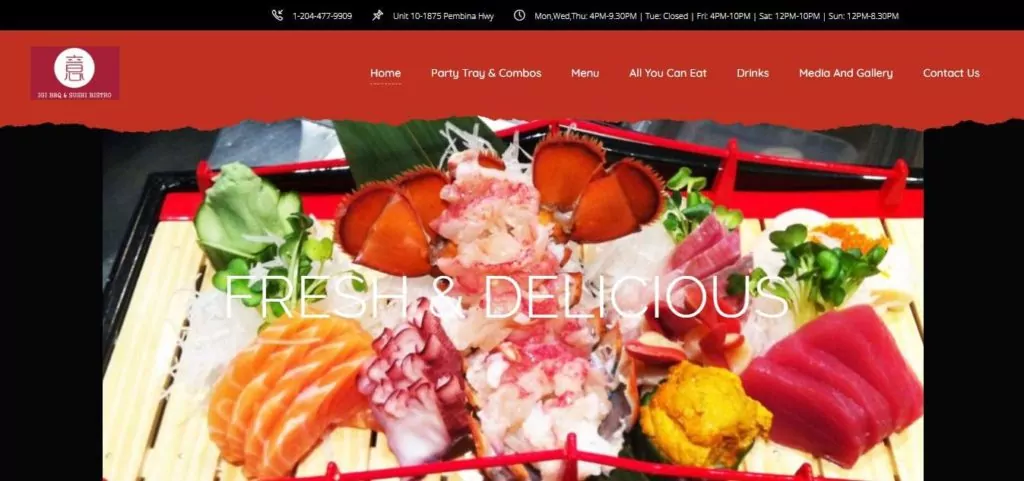 IGI BBQ & Sushi Bistro Homepage