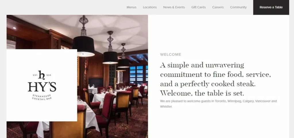 Hy's Steakhouse and Cocktail Bar