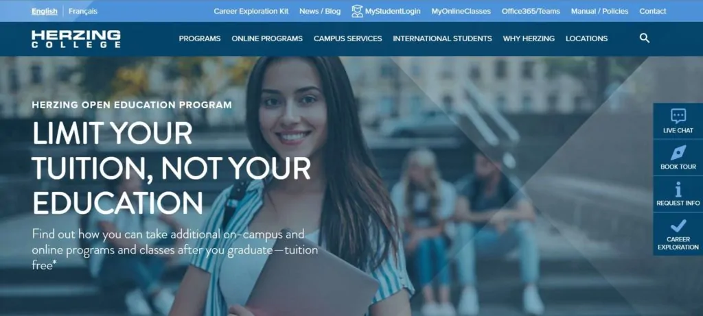 Herzing College Winnipeg's Homepage