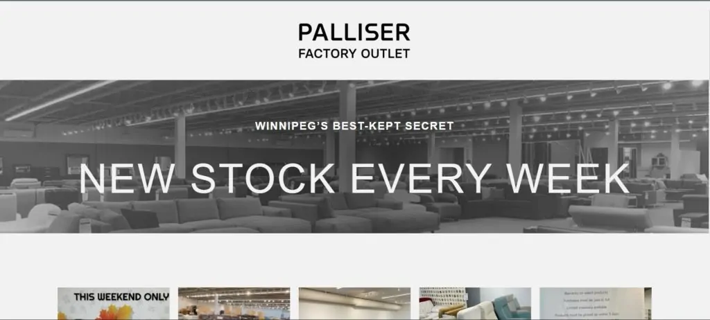 Palliser Factory Outlet's Homepage