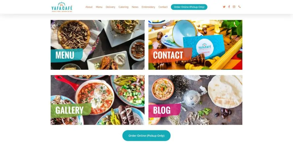 Yafa Café's Homepage