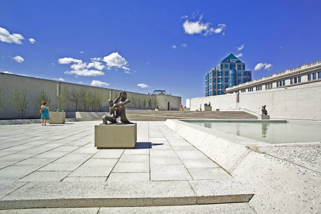 Visit the Rooftop Sculpture Garden